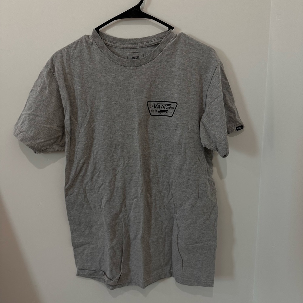 Gray Vans T Shirt Size M